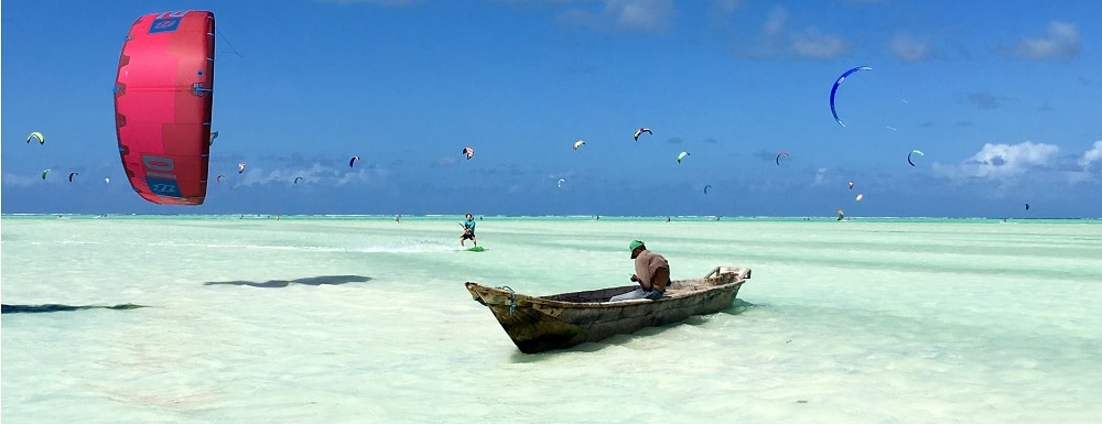 Kite Centre Zanzibar blue lagoon